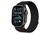 Smartwatch - Accessories - Tech-Protect Nylon Sport Strap for Apple Watch 44 / 45 / 46 / 49 mm - Black - 5906302325443