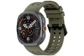 Smartwatch - Accessories - Tech-Protect Silicone Air Strap for Samsung Galaxy Watch Ultra/Ultra2 47mm - Olive - 5906302341405