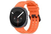 Smartwatch - Accessories - Tech-Protect Silicone Air Strap for Samsung Galaxy Watch 8/9 - 40/44/46mm - Orange - 5906302341498