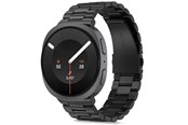 Smartwatch - Accessories - Tech-Protect Stainless Steel Bracelet for Samsung Galaxy Watch 8/9 - 40/44/46mm - Black - 5906302325696