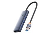 USB-Hubs - Baseus UltraJoy Series USB-A hub 4xUSB-A 3.0 1xUSB-C 5V - gray USB-Hubs - B0005280B811-09