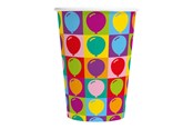 Spielzeug - Globos Paper Cups 210ml Pop Party - 8 pcs. - 6905
