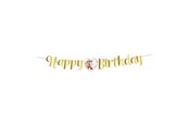 Spielzeug - Globos Happy Birthday Horses Bunting - 2m - 7301
