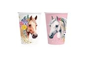 Spielzeug - Globos Paper Cups 210ml Horses - 8 pcs. - 7305