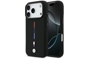 Handys - Cover & Cases - BMW M Silicon Tricolor Line MagSafe Case for iPhone 17 Pro - Black - 3666339484866