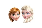 Spielzeug - Globos Paper Masks Frozen 2 - 6 pcs. - 85967