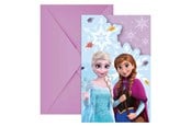Spielzeug - Globos Frozen Idyllic Wonder Invitations with Envelopes - 6 pcs. - 97279