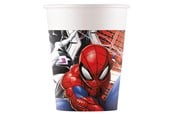 Spielzeug - Globos Paper Cups 200ml Spiderman World of Web - 8 pcs. - 97315