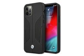 Handys - Cover & Cases - BMW Leather Perforated Sides Case for iPhone 12 / iPhone 12 Pro - Black - 3666339010997