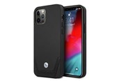 Handys - Cover & Cases - BMW Leather Perforate Case for iPhone 12 / iPhone 12 Pro - Black - 3666339010812