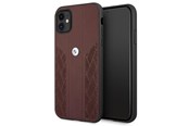 Handys - Cover & Cases - BMW Leather Curve Perforate Case for iPhone 11 / Xr - Red - 3666339011864