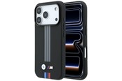 Handys - Cover & Cases - BMW M Quadrille Kevlar Anthracite & Tricolor Print Lines MagSafe Case for iPhone 17 Pro / 18 Pro - Black - 3666339669638