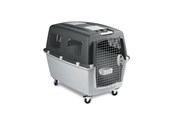 Hunde - Stefanplast Gulliver 7 IATA Transportbox, grau/grau, 102 x 72 x 76 cm - 281253