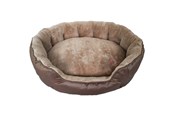 Hunde - Santorini SANTORINI Bett, XL, 120 x 80 x 24 cm, braun - 380577