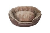 Hunde - Santorini SANTORINI Bett, L, 90 x 70 x 24 cm, braun - 380576