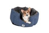 Hunde - Chill Kuzzi FIR rundes Bett, schieferblau, L - 380589