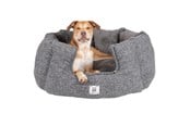 Hunde - Chill Kuzzi FIR rundes Bett, grau, M - 380585