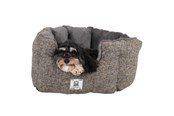 Hunde - Chill Kuzzi FIR rundes Bett, grau, S - 380584