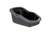 Katzen - PeeWee EcoMinor Katzentoilette, schwarz/anthrazitgrau - 274981