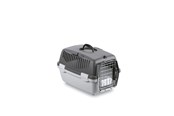 Katzen - Stefanplast Gulliver 1 DELUX Transportbox, grau/grau, 48 x 32 x 31 cm - 281243