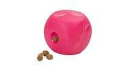 Katzen - KRUUSE BUSTER Soft Mini Cube - Magenta - Soft Fabric Treat Toy Mini - 274061