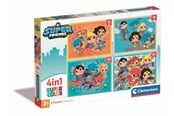Puzzle - Clementoni Puzzle Superfriends DC 4in1 2D Puzzles - 21520