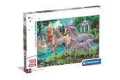 Puzzle - Clementoni Puzzle Unicorns at the Waterfall 180 pieces (Super) 2D Puzzles - 29794