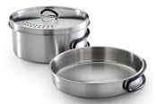 Camping & Outdoor - Campingaz Topf-Set Trekking Kit 3-teilig edelstahl 1 Topf+ 1 Deckel+ 1 camping tableware set - 2197185