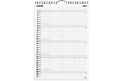 Kalender - Mayland Familiekalender Black and white 3 kol. 2027 - 27066520