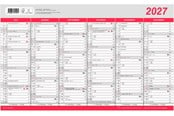 Kalender - Mayland Kontorkalender Stor m/flagdage 2027 - 27055000