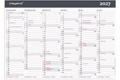 Kalender - Mayland Kontorkalender Moderne A4 2027 - 27059050