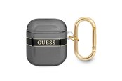 Handys - Anderes Zubehör - GUESS GUA2HHTSK AirPods cover black/black Strap Collection - 3666339047047