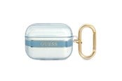 Handys - Anderes Zubehör - GUESS GUAPHHTSB AirPods Pro cover blue/blue Strap Collection - 3666339047115