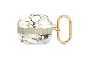Handys - Anderes Zubehör - GUESS GUA3HCHMAG AirPods 3 cover grey/grey Marble Strap Collection - 3666339047184