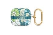 Handys - Anderes Zubehör - GUESS GUA3HHFLN AirPods 3 cover green/green Flower Strap Collection - 3666339047313