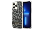 Handys - Cover & Cases - GUESS GUHCP13LHSLEOK iPhone 13 Pro / 13 6.1" grey/grey hardcase Leopard - 3666339047467