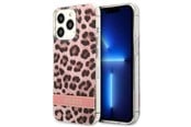 Handys - Cover & Cases - GUESS GUHCP13LHSLEOP iPhone 13 Pro / 13 6.1" pink/pink hardcase Leopard - 3666339047504