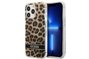 Handys - Cover & Cases - GUESS GUHCP13LHSLEOW iPhone 13 Pro / 13 6.1" brown/brown hardcase Leopard - 3666339047382