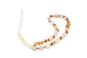 Handys - Anderes Zubehör - GUESS pendant GUSTBOHP Phone Strap brown/brown Beads Bohemia - 3666339048280
