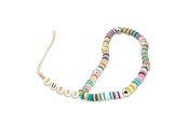 Handys - Anderes Zubehör - GUESS pendant GUSTPEAM Phone Strap multicolor/multicolor Heishi Beads - 3666339048372