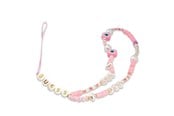 Handys - Anderes Zubehör - GUESS pendant GUSTSHPP Phone Strap pink/pink Beads Shell - 3666339048297