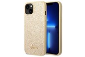 Handys - Cover & Cases - GUESS GUHCP14SHGGSHD iPhone 14 6.1" gold/gold hard case Glitter Script - 3666339065089