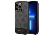 Handys - Cover & Cases - GUESS GUHCP14XG4GLGR iPhone 14 Pro Max 6.7" grey/grey hard case 4G Stripe Collection - 3666339088576