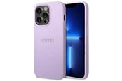 Handys - Cover & Cases - GUESS Saffiano Strap Case for iPhone 14 Pro - Purple - 3666339088644