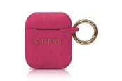 Handys - Anderes Zubehör - GUESS GUACCSILGLFU AirPods cover fuchsia / fuchsia Silicone Glitter - 3700740463819