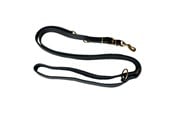 Hunde - Timely TEXAS Dressurleine Schwarz 20 mm. / 220 cm. - 5907784875235