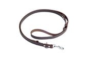 Hunde - Timely PRAG Dressurleine Dunkelbraun 20 mm. / 220 cm. - 5907784877420