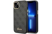 Handys - Cover & Cases - GUESS GUHCP14MHG4SHK iPhone 14 Plus 6.7 "black / black hard case 4G Vintage Gold Logo - 3666339065218