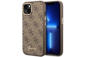 Handys - Cover & Cases - GUESS GUHCP14MHG4SHW iPhone 14 Plus 6.7 "brown / brown hard case 4G Vintage Gold Logo - 3666339065256