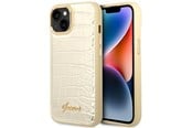 Handys - Cover & Cases - GUESS GUHCP14MHGCRHD iPhone 14 Plus 6.7 "gold / gold hardcase Croco Collection - 3666339083014